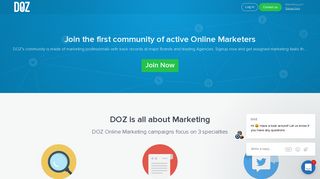 Marketing experts: signup here - DOZ