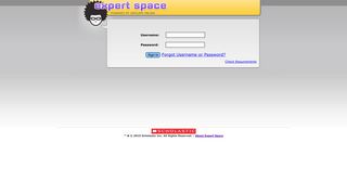 Expert Space: Sign-in