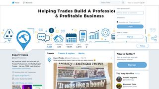 Expert Trades (@ExpertTradesmen) | Twitter