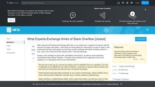 What Experts-Exchange thinks of Stack Overflow - Meta Stack Exchange