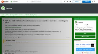 PSA: The 2018-2019 Xbox Accreditation course is now live on ...