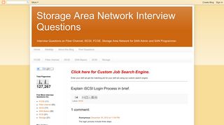 Storage Area Network Interview Questions: Explain iSCSI Login ...