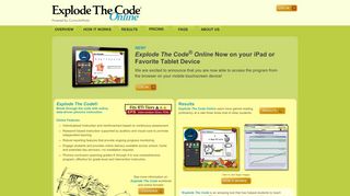 Explode The Code Online