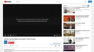 Explore Learning Maths and English Tuition Centres - YouTube