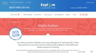 Maths Tuition - Explore Learning