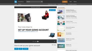 How to set up your gizmo account - SlideShare