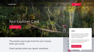 Red Explorer Card | Moneycorp