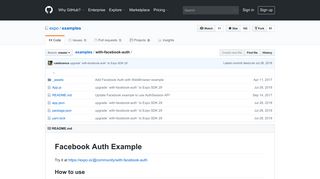 examples/with-facebook-auth at master · expo/examples · GitHub