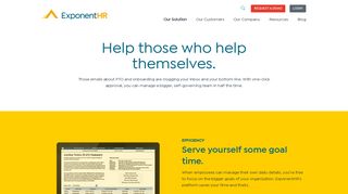 Employee Self Service HR | ExponentHR