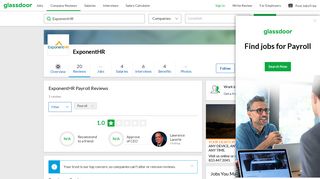 ExponentHR Payroll Reviews | Glassdoor