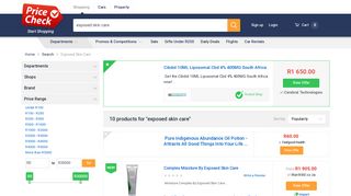 Exposed Skin Care Prices | Compare Deals & Buy Online | PriceCheck