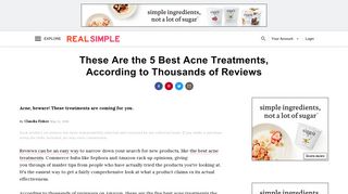 The 5 Best Acne Treatments According to Thousands of Reviews ...