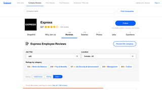 Working at Express: Employee Reviews | Indeed.com