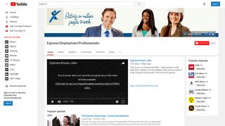 Express Employment Professionals - YouTube
