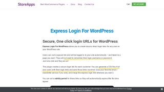 Express Login For WordPress - one click user login - StoreApps