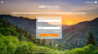 Express Loan Application for Returning Northcash Customers