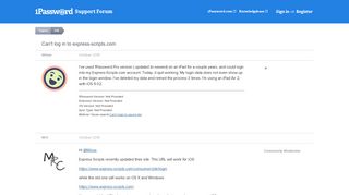 Can't log in to express-scripts.com — 1Password Forum