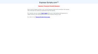 Login - Express Scripts