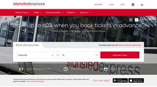 Stansted Express: Stansted To London Train | Trains To Stansted Airport