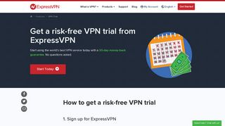 Get a Risk-Free VPN Trial From ExpressVPN for 30 Days