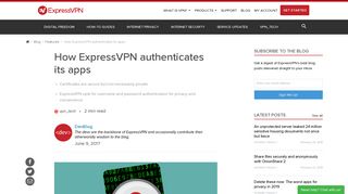 How ExpressVPN authenticates users with privacy and convenience
