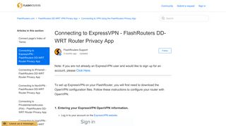Connecting to ExpressVPN - FlashRouters DD-WRT Router Privacy ...