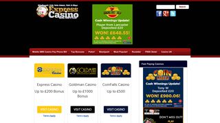 Express Login | Express No Deposit Casino | Best Express Wins Free ...