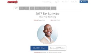 Prior Year Tax Return Software | File Previous ... - Express1040.com