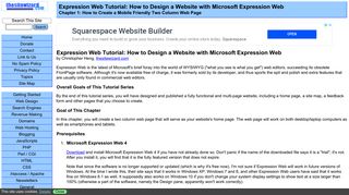 Expression Web Tutorial: How to Design a Website with Microsoft ...