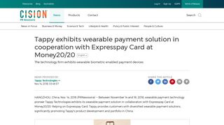 Tappy exhibits wearable payment solution in cooperation with ...