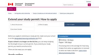 Extend your study permit: How to apply - Canada.ca