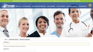 Log in | Forum Extended Care Services