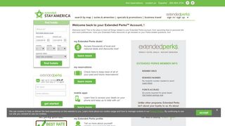 Extended Perks Account - Extended Stay America