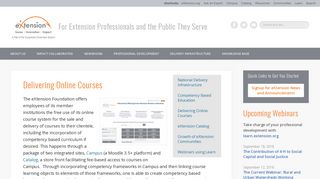 Delivering Online Courses - eXtension.org