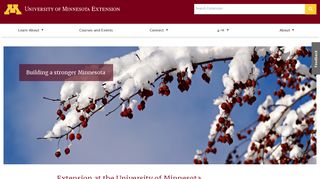 UMN Extension: Extension at the University of Minnesota