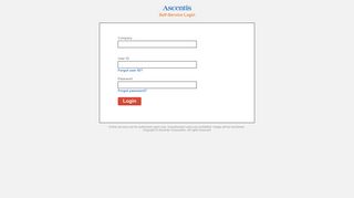 HRCloud Login - Website - Ascentis