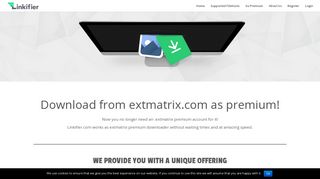 Download from extmatrix.com as premium with linkifier