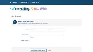 Sign Up - Extra Life