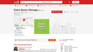Extra Space Storage - Self Storage - 3634 Falls Rd, Hampden ...