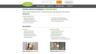 Storage Info | Extra Space Storage