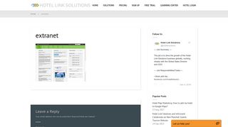 extranet - Hotel Link SolutionsHotel Link Solutions