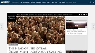 The Extras Department talks about casting people on Game of Thrones