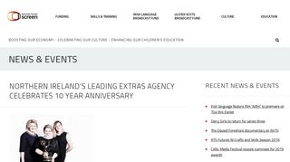 Northern Ireland's leading extras agency celebrates 10 year anniversary