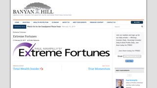 Extreme Fortunes - Banyan Hill Publishing