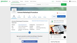 Working at Extreme Marketing & Promotions | Glassdoor