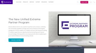 Partner Program Information - Extreme Networks