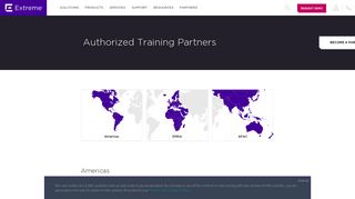 Training Partners - Extreme Networks