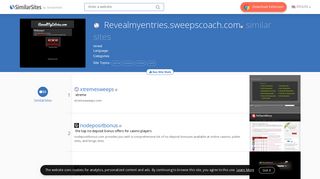 40 Similar Sites Like Revealmyentries.sweepscoach.com ...