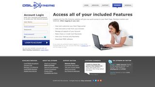 DSL Extreme - Login to your Account