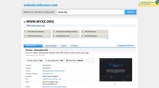 myxz.org at WI. Forums - XtremeZone.Ro - Website Informer